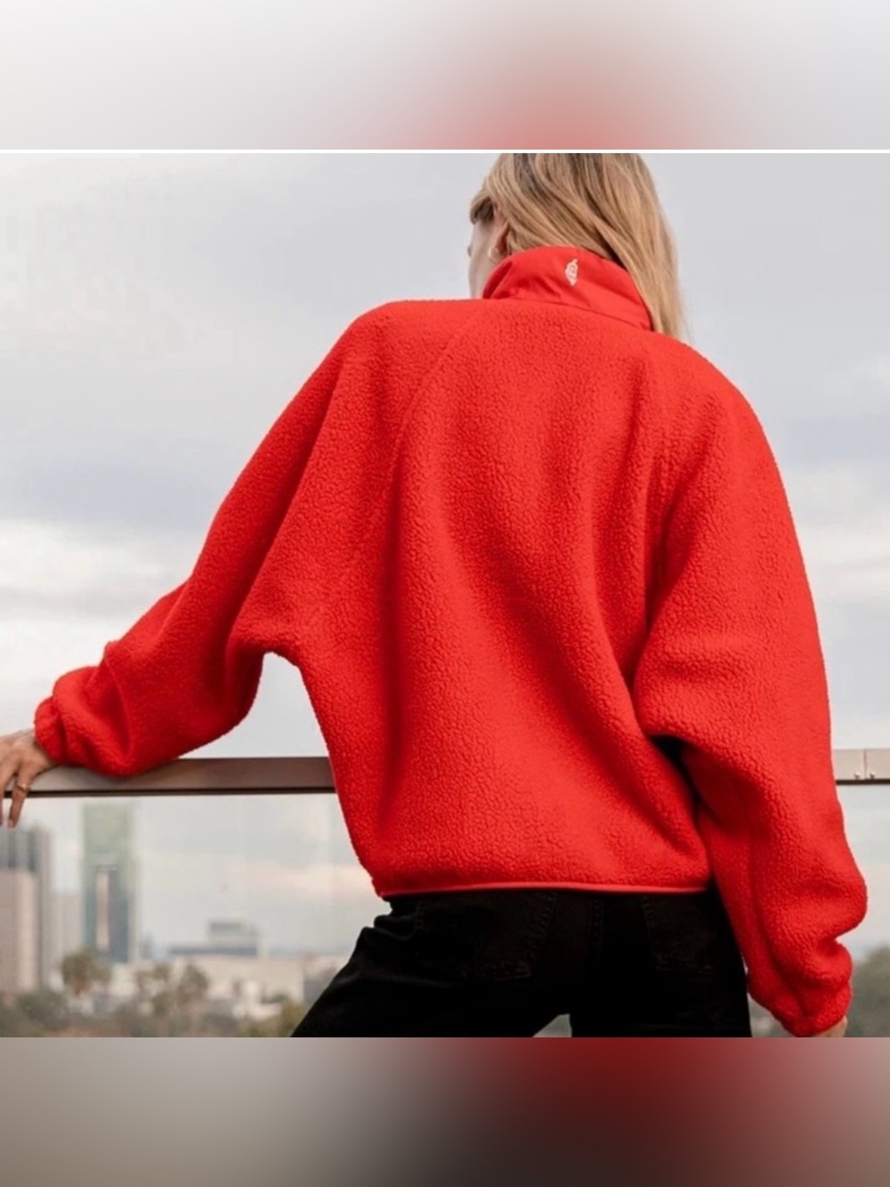 Free People NEW Hit The Slopes Fleece Jacket - Picture 2 of 7